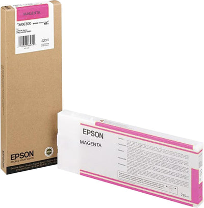 🚀 Cartouche Epson T6063 Magenta Vif Original 220ml Pro 4880 Neuve ⭐ Epson
