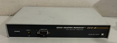 📡 Analog Way Quad Graphic Booster Amplificateur Distributeur VGA 4 Sorties 📡 Analog Way