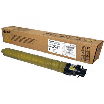 🖨️ Cartouche Toner RICOH 841926 MP C2503H - 9 500 Pages Jaune Éclatant 🌟 Ricoh