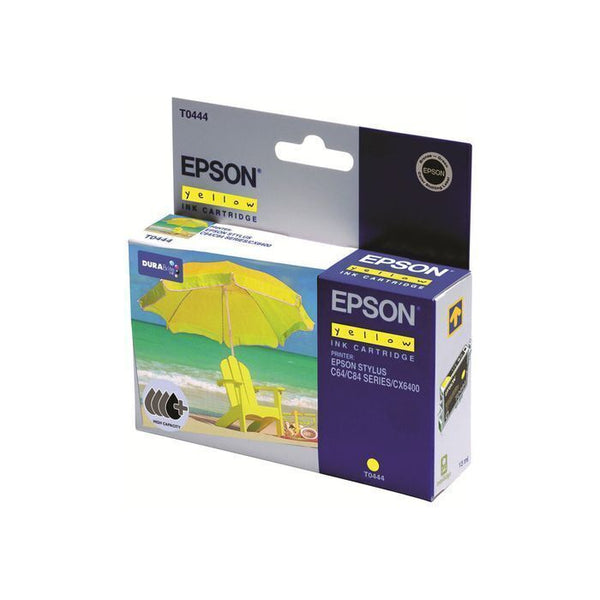 Cartouche EPSON T0444 C13T044440 Original Neuf Jaune 420Pages 13ml Date Dépassée  Epson   