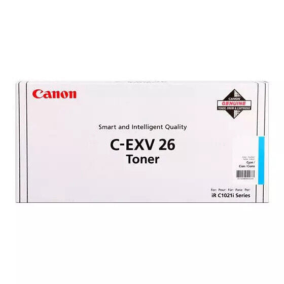 Toner Canon C-EXV 26/ 1659B006 Original Neuf Cyan 6000 Pages Pour iR C1021,C1028  Canon   