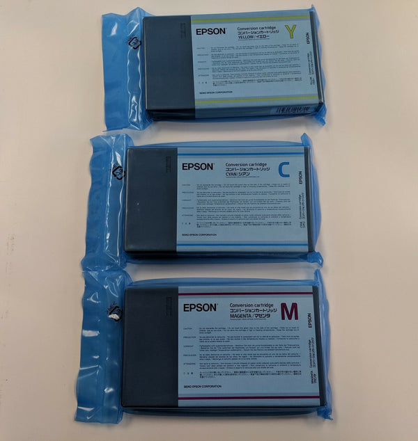 LOT DE 3 EPSON CONVERSION CARTRIDGE, CYAN, MAGENTA, YELLOW  EPSON   