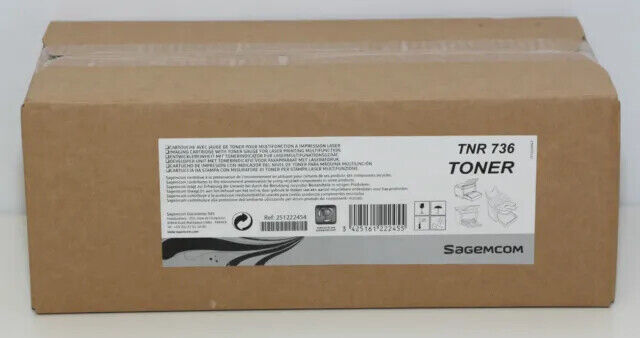 Toner Sagem TNR 736 / 251222454 Original Neuf Noir 10 000 Pages  Sagem   