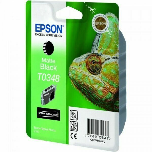 EPSON T0348 ORIGINAL Cartouche  Noir Mat pour Epson Stylus Photo 2100  Epson   