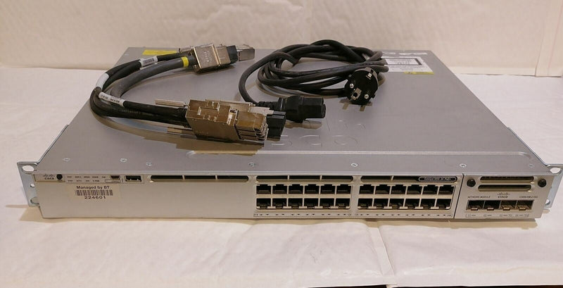 Cisco Catalyst WS-C3850-24P-L V08  PSU 715W et MODULE C3850-NM-2-10G  Cisco   