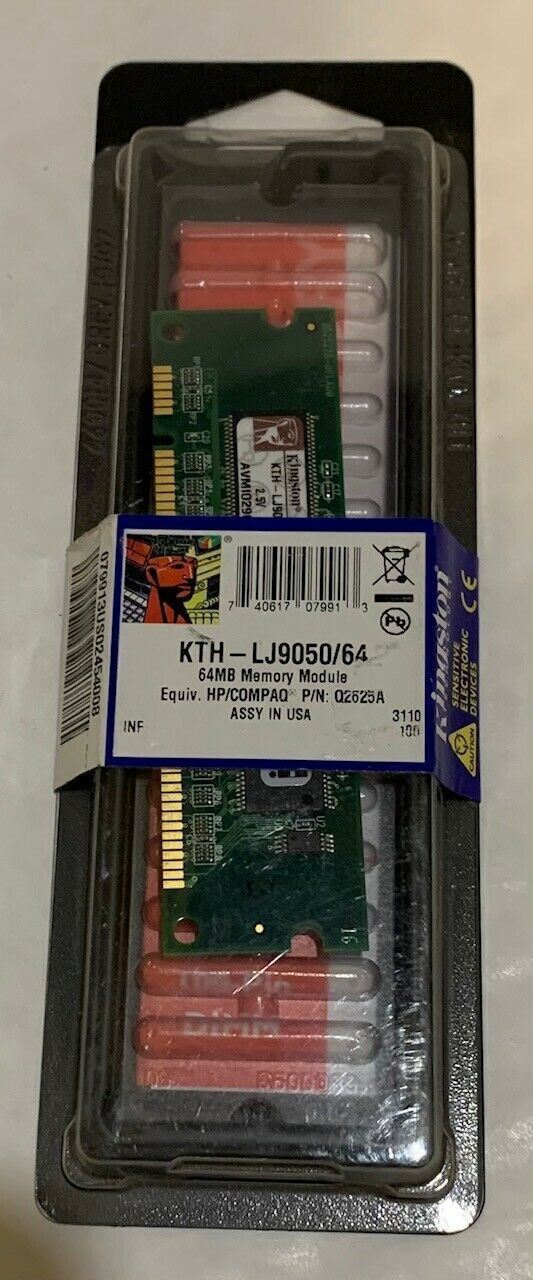 🧠 Module Mémoire KINGSTON KTH-LJ9050/64 - 64MB ECC SDRAM 💾  Kingston   