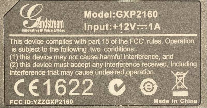 ☎️ Téléphone IP Professionnel Grandstream GXP2160 VoIP PoE Enterprise GRANDSTREAM