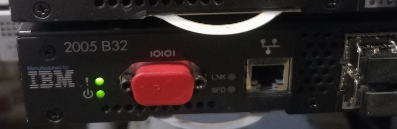 🌐 Switch San Ibm 2005-b32 Totalstorage 32 Sfp Testé Pro 💾 IBM