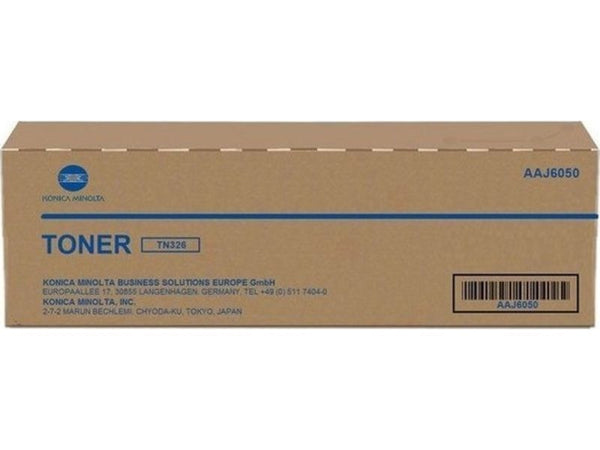 🖨️ TONER KONICA MINOLTA TN326 AAJ6050 NOIR 25 000 PAGES ✅ Konica Minolta