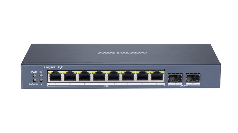 🔌 Switch Hikvision DS-3E1510P-SI 8 Ports PoE + Fibre 📡 hikvision