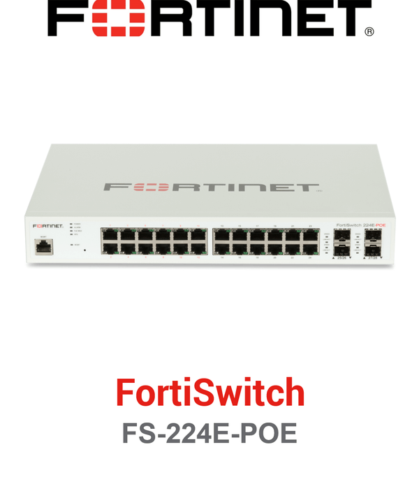 🔌 Commutateur Fortinet FS-224E-POE Occasion Testé 🔌 Fortinet