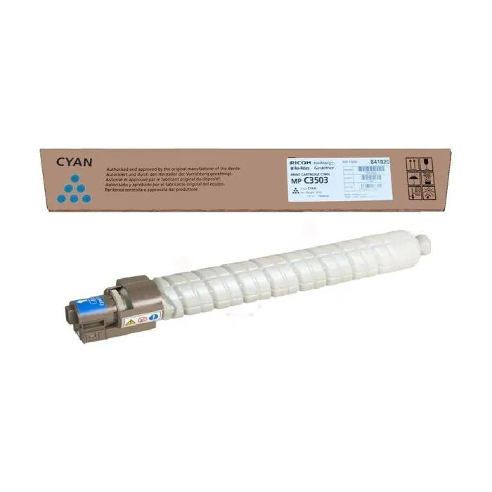 🖨️ Toner Laser Haute Capacité Ricoh 841820 Cyan Original Neuf ✅ Ricoh