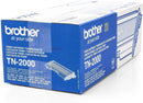 Toner Brother TN-2000 TN2000 Original Neuf Noir 2500 Pages Pour HL-2030 HL-2040 Brother