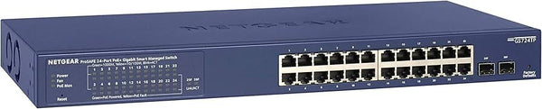 🔌 Commutateur Gigabit PoE+ 24 Ports NETGEAR GS724TP 🔄 NETGEAR