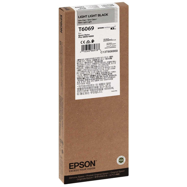 📸 Cartouche Epson T6069 C13T606900 220ml 02/2017 ✨ Epson