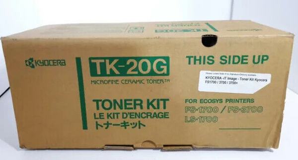 Toner KYOCERA TK-20G Original Neuf Noir 20 000 Pages Pour FS-1700/FS-3700 Informatique, réseaux:Imprimantes, scanners, access.:Encre, toner, papier:Cartouches de toner Kyocera   