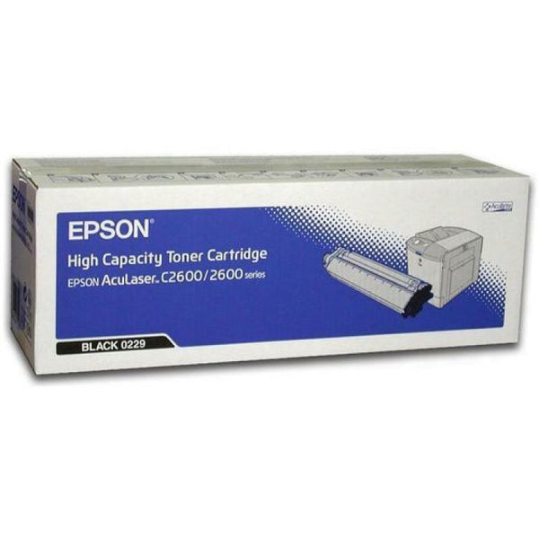 Toner EPSON C13S050229 Original Neuf Noir 5 000 Pages Pour EPSON C2600 Informatique, réseaux:Imprimantes, scanners, access.:Encre, toner, papier:Cartouches de toner Epson   