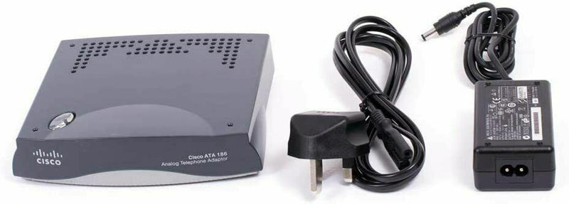 Analog Telephone Adaptator CISCO ATA 186 avec chargeur Informatique, réseaux:Réseau d'entreprise, serveurs:Téléphones pro VoIP/IPBX CISCO   