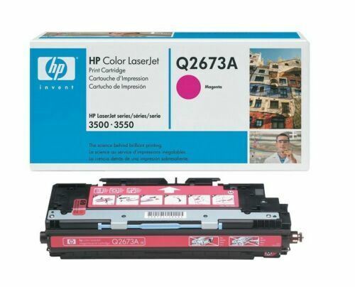 Lot de 2 HP Q2673A Magenta et Q2672A Yellow toner HP309A Informatique, réseaux:Imprimantes, scanners, access.:Encre, toner, papier:Cartouches de toner HP   