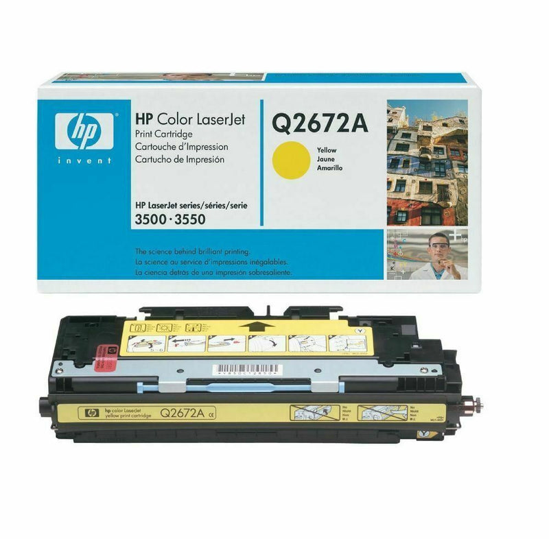 Lot de 2 HP Q2673A Magenta et Q2672A Yellow toner HP309A Informatique, réseaux:Imprimantes, scanners, access.:Encre, toner, papier:Cartouches de toner HP   