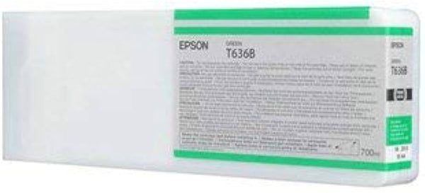 Cartouche D'Encre Traceur EPSON T636B C13T636B00 Original Vert Neuf 700 ml Informatique, réseaux:Imprimantes, scanners, access.:Encre, toner, papier:Cartouches d'encre Epson   