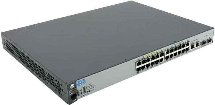 Switch HP 2530-24 PoE+ J9779A 24 Ports PoE+ 10/100Base-TX 2 Ports 10/100/1000 Informatique, réseaux:Réseau d'entreprise, serveurs:Commutateurs, concentrateurs:Commutateurs réseau HP   