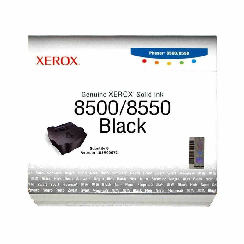 Encre solide Xerox Phaser 8500, 8550  108r00672 Black, 6000 Pages Informatique, réseaux:Imprimantes, scanners, access.:Encre, toner, papier:Cartouches de toner Xerox   