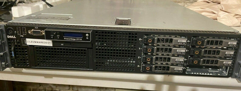 Serveur DELL PowerEdge R710 x2 CPU Intel Xeon L5650 2,27ghz 1,02TB SAS 32GB RAM Informatique, réseaux:Réseau d'entreprise, serveurs:Serveurs, clients, terminaux:Serveurs Dell   