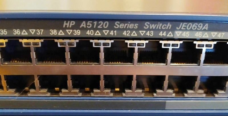 Switch HP A5120-48G EI Switch w2 JE069A Testé Et En Bon Etat Informatique, réseaux:Réseau d'entreprise, serveurs:Commutateurs, concentrateurs:Commutateurs réseau HP   