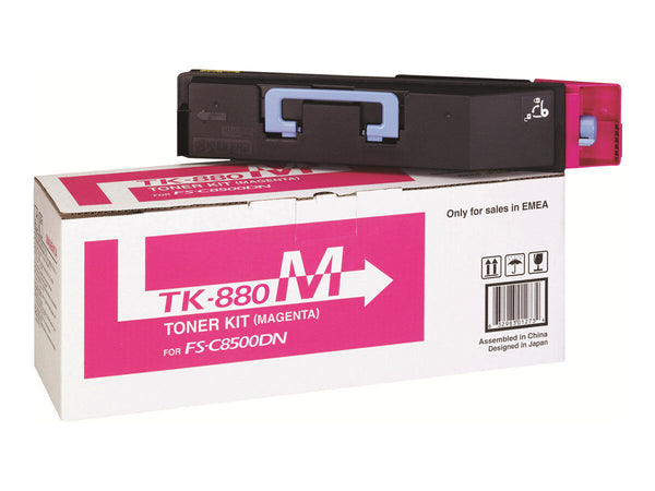 Toner KYOCERA TK-880M Original Neuf Magenta 25 000 Pages KYOCERA FS-C 8500 D Informatique, réseaux:Imprimantes, scanners, access.:Encre, toner, papier:Cartouches de toner Kyocera   