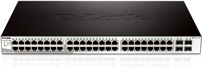 Smart Switch Gigabit D-Link DGS-1210-52 48 Ports Dont 4 Ports Combo SFP Informatique, réseaux:Réseau d'entreprise, serveurs:Commutateurs, concentrateurs:Commutateurs réseau D-Link   