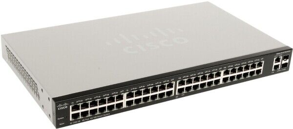 Smart Switch PoE 10/100 48 Ports Cisco Small Business SF 200-48P SLM248PT V02  Cisco   