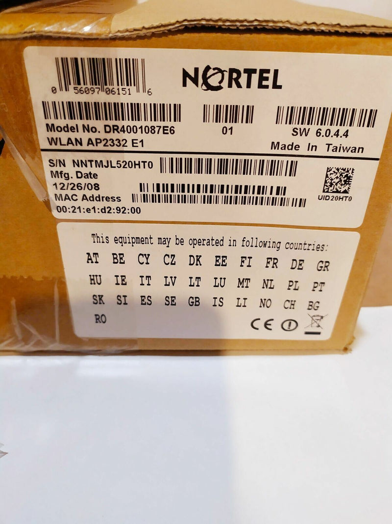 Lot de 3 Nortel DR4001086E6 WLAN AP2332 A1 Point d'accès sans fil Informatique, réseaux:Réseau, connectivité domestiq.:Points d'accès sans fil Nortel   