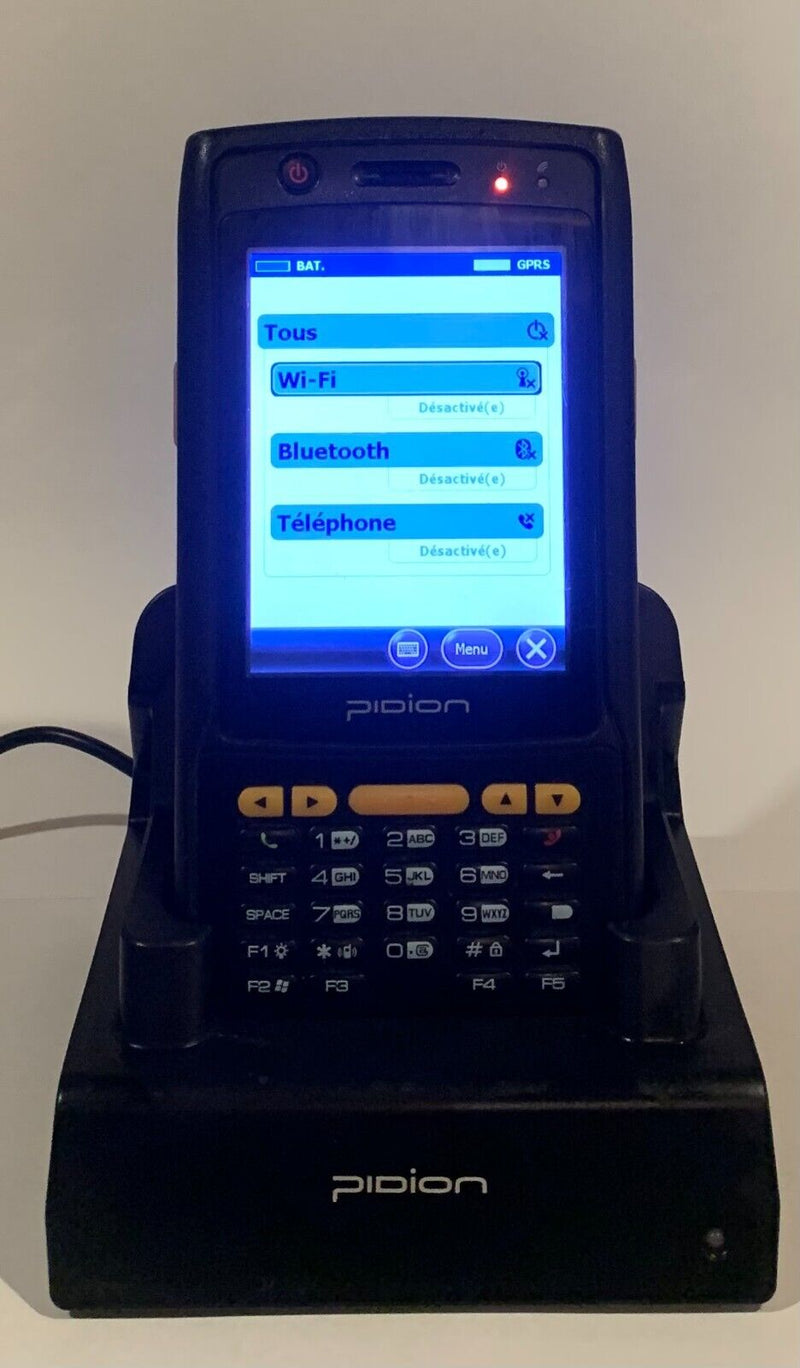 PDA Bluebird PIDION BIP-6000 BIP6000 Avec Socle Et Chargeur Testé Et Fonctionnel Téléphonie, mobilité:PDAs Bluebird   