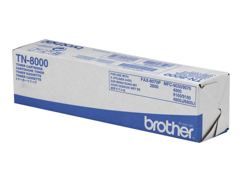 Brother TN8000 Cartouche de Toner Original compatible avec Imprimates Brother MFC-4800/FAX-2850/8070P Noir  BROTHER   