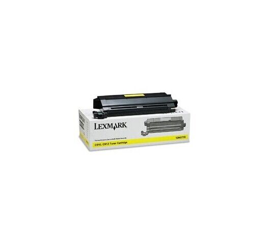 Toner LEXMARK 12N0770 Original Neuf Jaune 14 000 Pages Pour Lexmark C910 C912  Lexmark   
