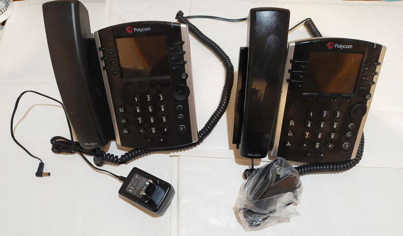 Lot de 7 Téléphones IP Polycom VVX 400 avec alimentations  Polycom   