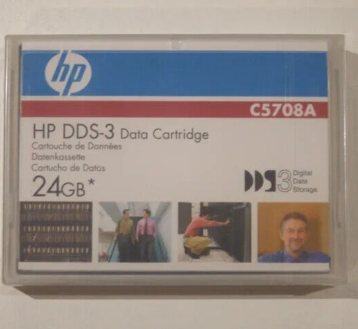Lot De 8 Cartouches De Données HP DDS-3 C5708A 24GB Original Neuf  HP   