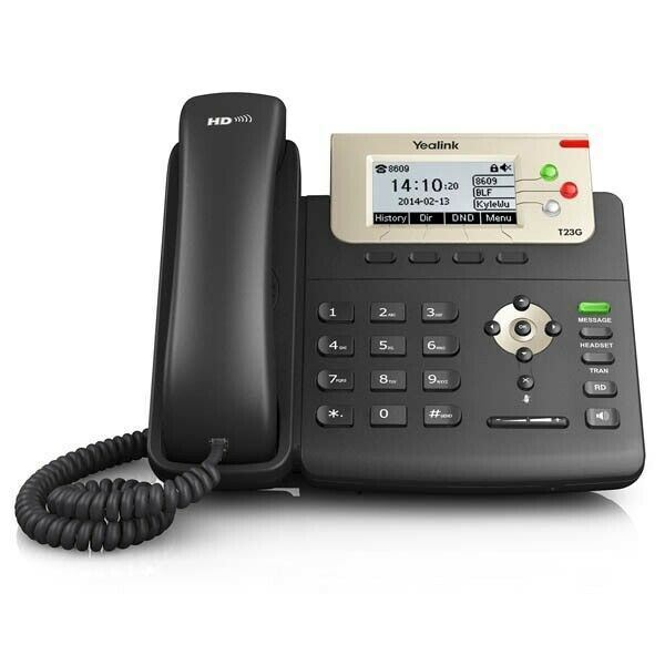 Yealink SIP-T23G -Téléphone VoIP professionnel avec écran LCD et 2 Ports Gigabit  Yealink   