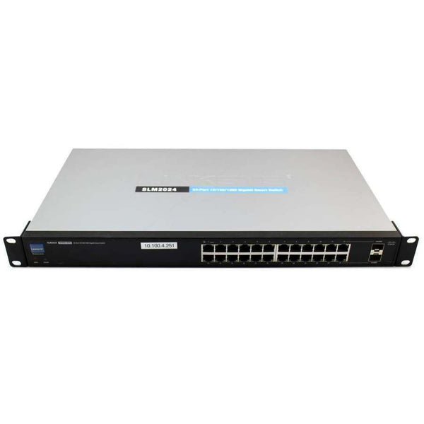 Cisco SLM2024 - Commutateur Intelligent Smart Gigabit 24 Ports Sécurité  CISCO   